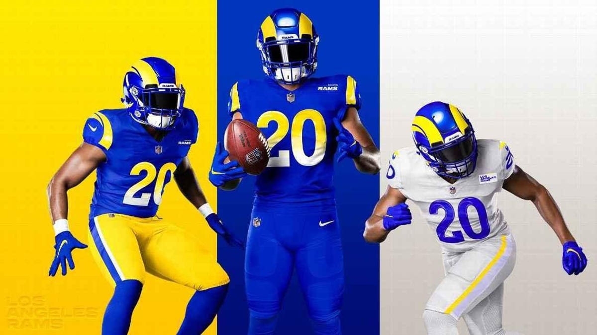 Junk Food clothing x NFL - Los Angeles Rams - Team Helmet - Short Sleeve  Football Fan Shirt for Men and Women - Size 3 X-Large