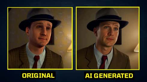 Image for Everybody Hates This YouTube Channel’s AI-Filtered Video Game Faces
