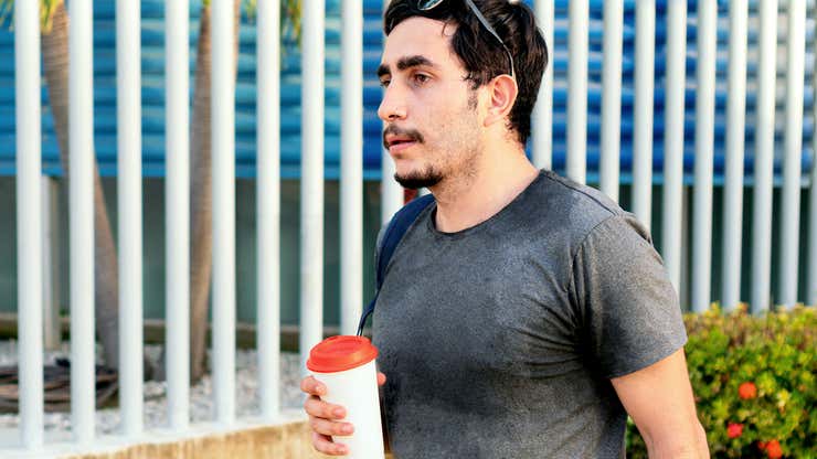 Image for Sweaty Man Walked Here