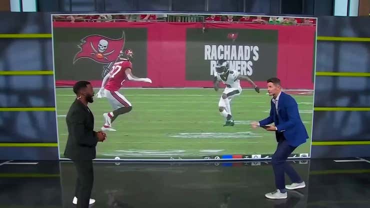 Image for ESPN’S ‘NFL Live’ Spends Full 10-Minute Segment Meticulously Breaking Down Player Running In A Straight Line For 3 Yards