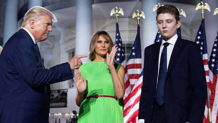 Image for Melania Trump Renegotiates Her Very Large Prenup to Protect Her Very Large Son’s Trust