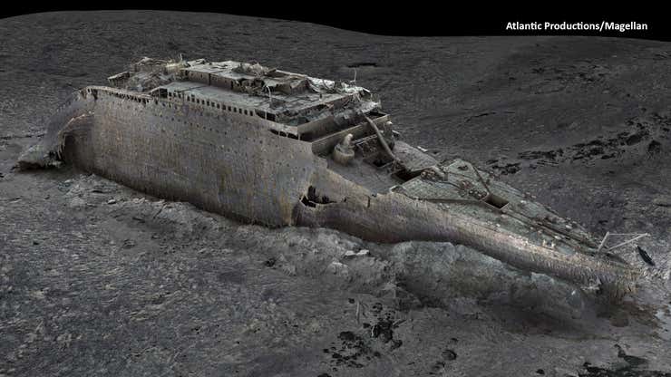 Image for New 3D Scans Show the Titanic in All Its Sunken Glory
