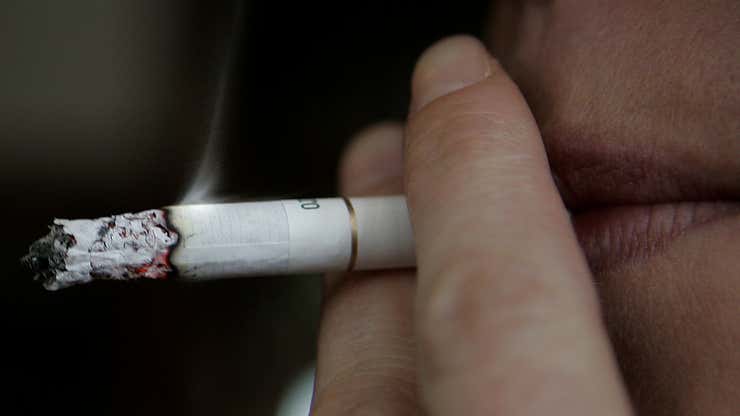 Image for UK prime minister wants to raise the legal age to buy cigarettes in England so eventually no one can