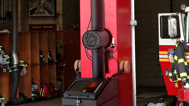 Image for Fire Department Installs No-Questions-Asked Baby Furnace Outside Station