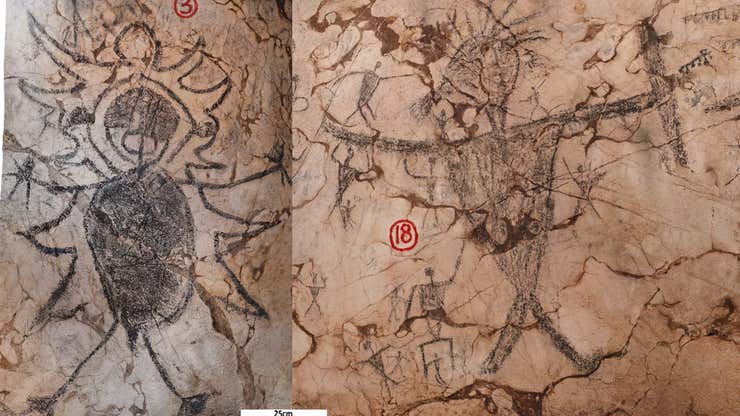 Image for Malaysian Cave Art Appears to Depict Colonial-Era Conflicts