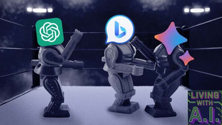 Image for The War Between ChatGPT, Bing Chat, and Google Bard
