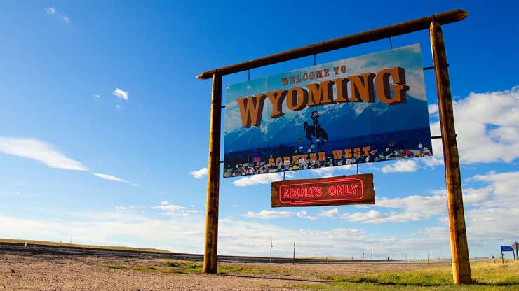 Image for Wyoming Announces It Now Adults Only
