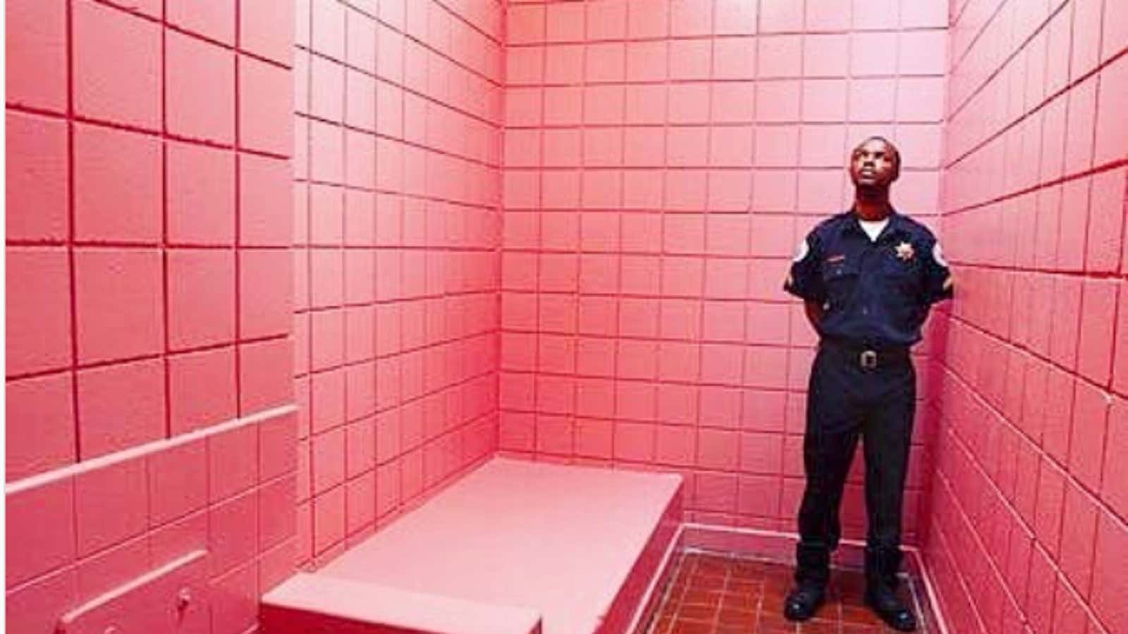 Sports teams think the color pink can help them win