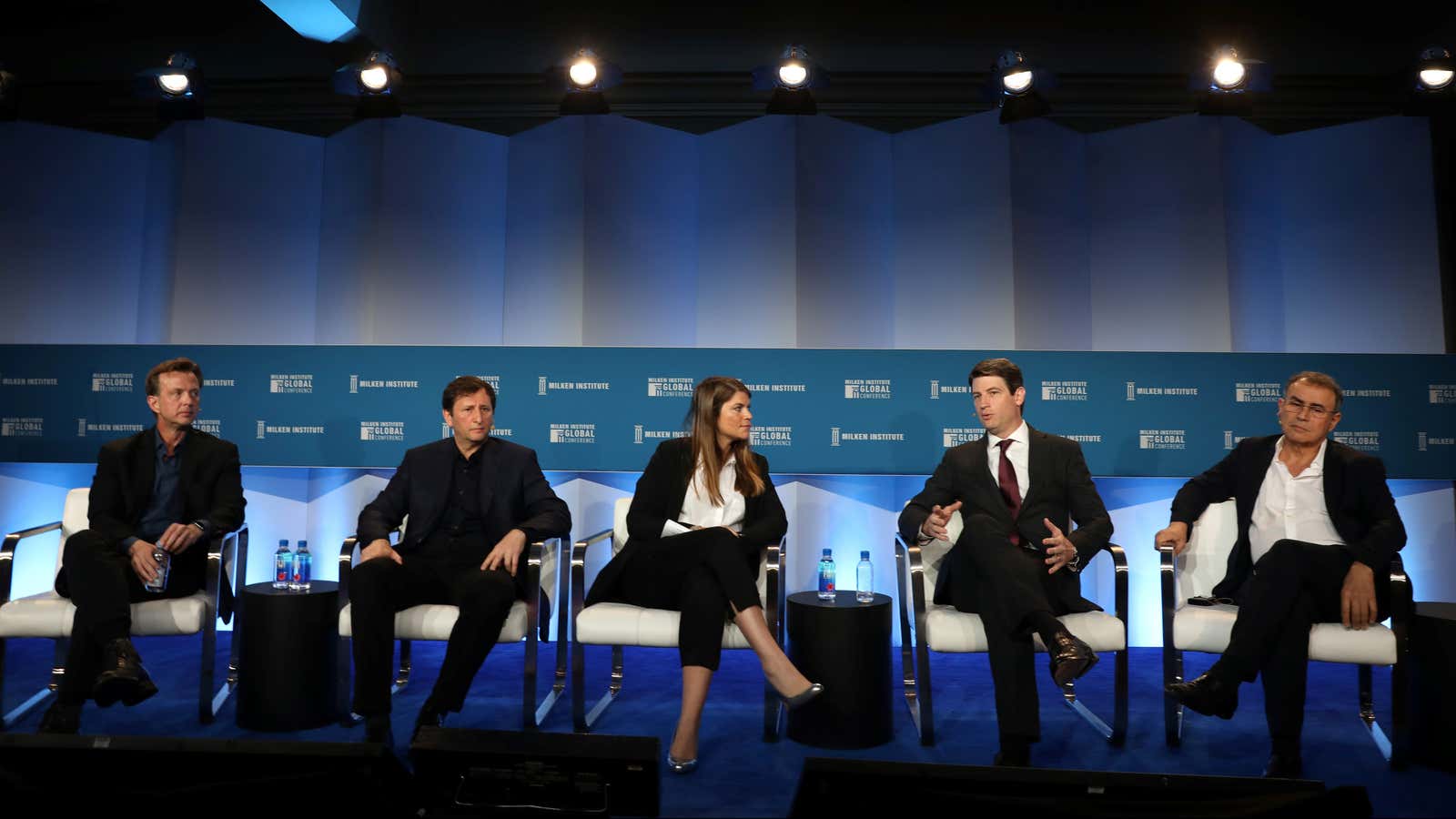 Celsius CEO Alex Mashinsky on a panel in 2018.