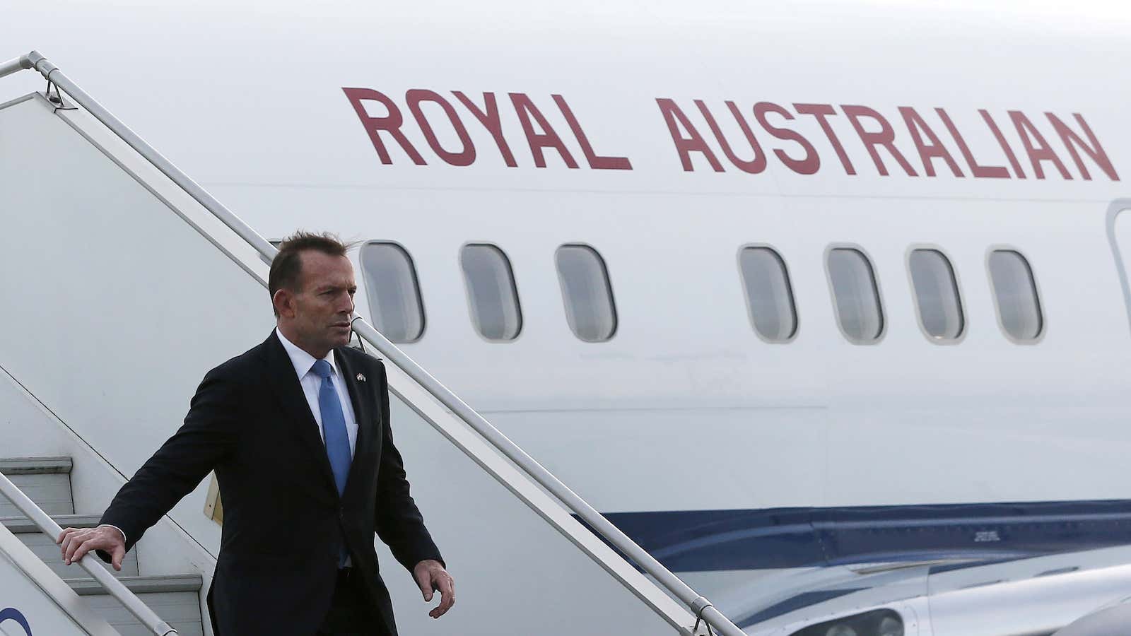Tony Abbott is on a two-day visit to India.