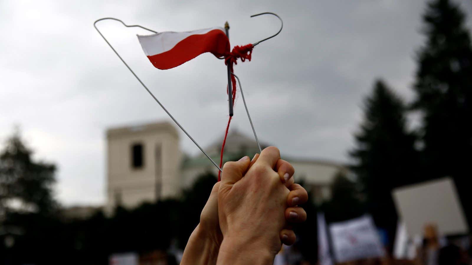 A symbol of protest in Poland.