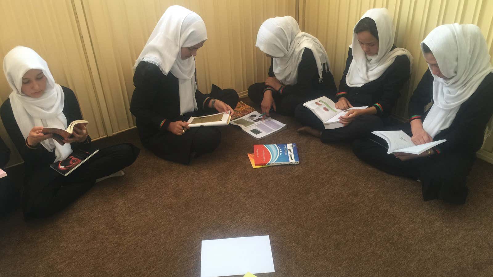 Silent reading time.