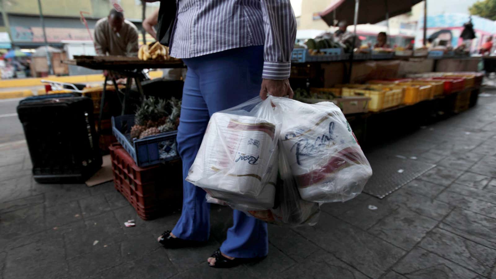 Despite President Maduro’s claim, local shoppers aren’t to blame for Venezuela’s toilet paper shortage.
