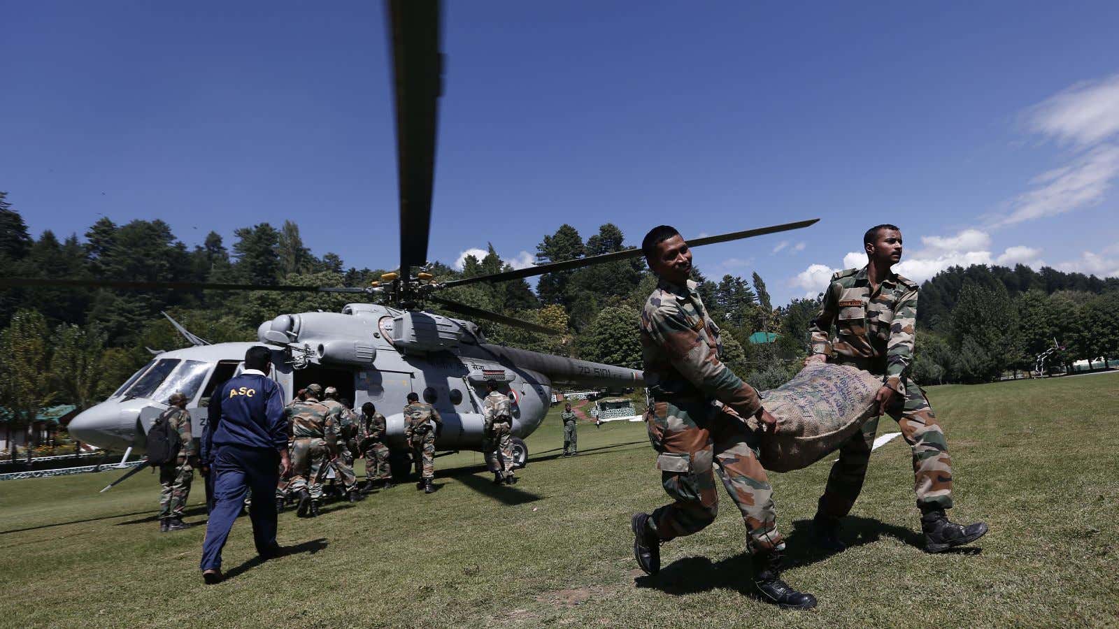 The Indian Air Force has airdropped over 3,500 tonnes of relief materials into Jammu and Kashmir
