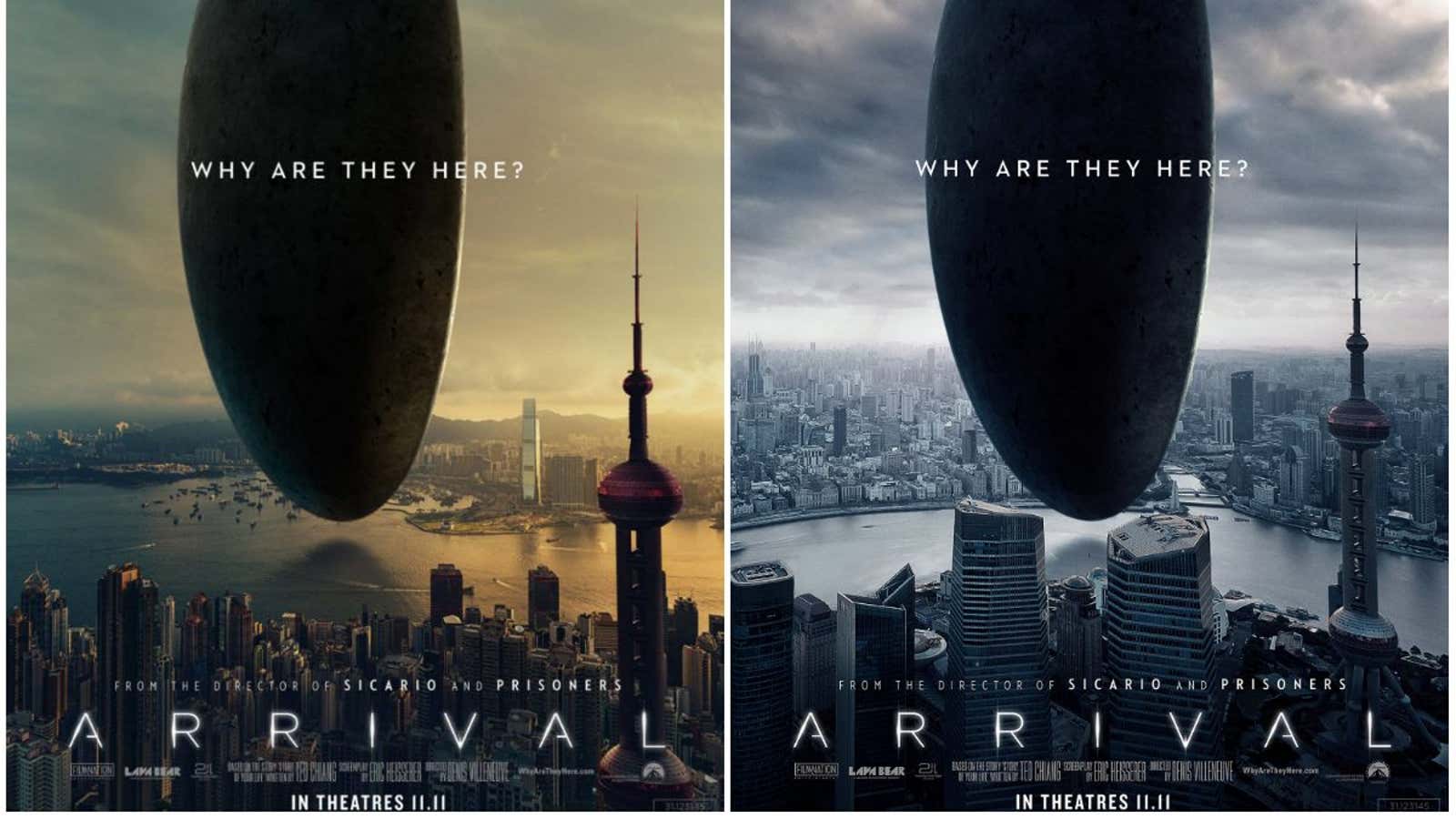 One of these has the Oriental Pearl Tower in the correct city.