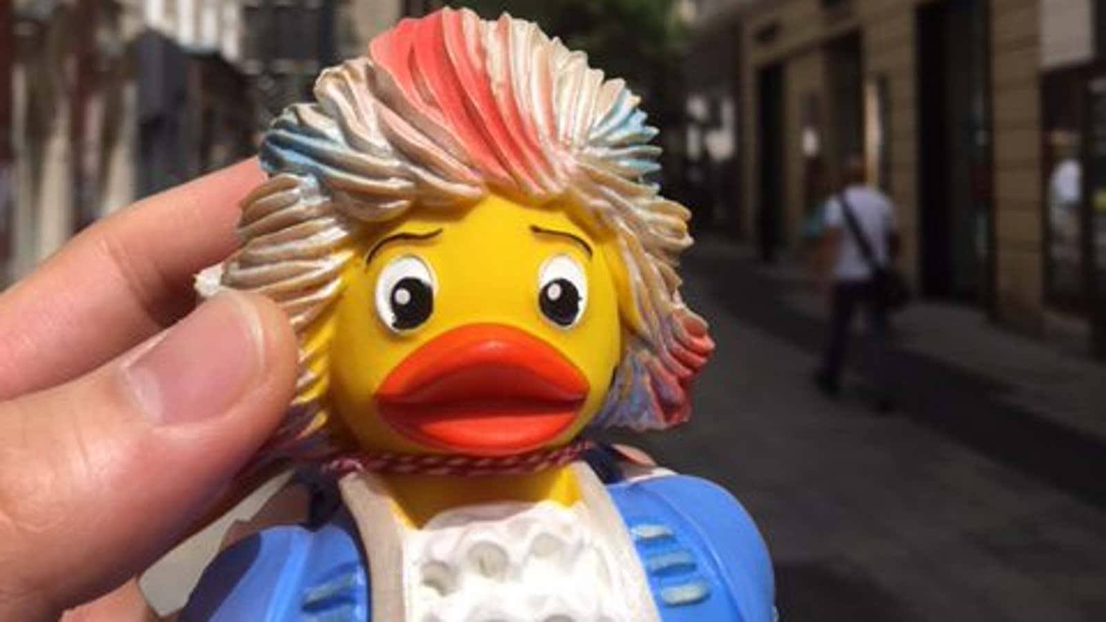 Mozart Rubber Duck, Vienna