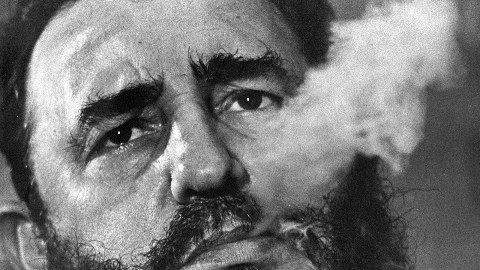 Fidel Castro in 1985.