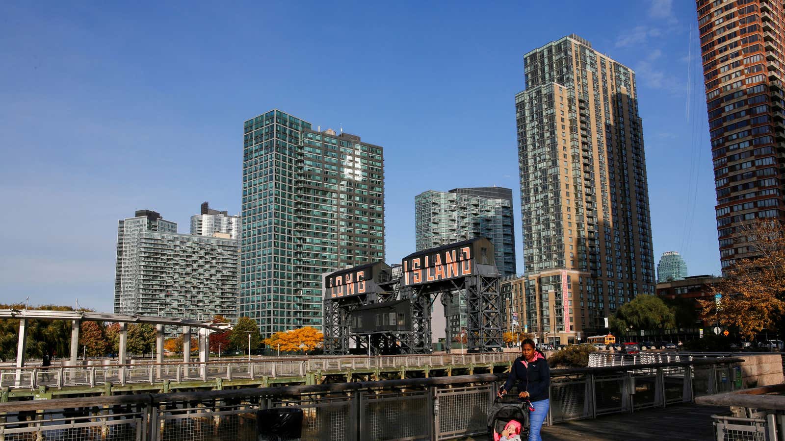 Clear skies over Long Island City—for now.