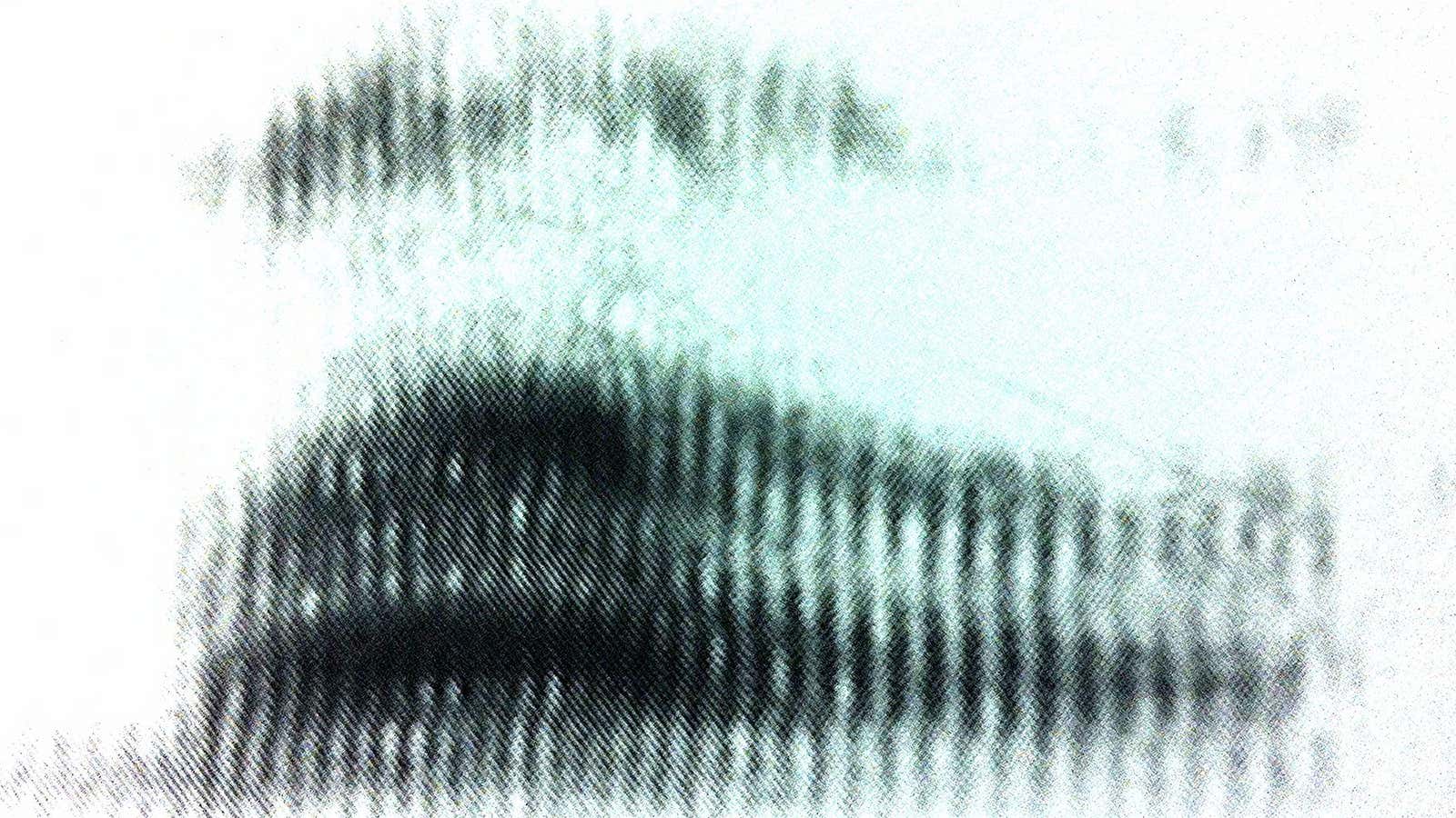 A spectrogram for “whoa.”