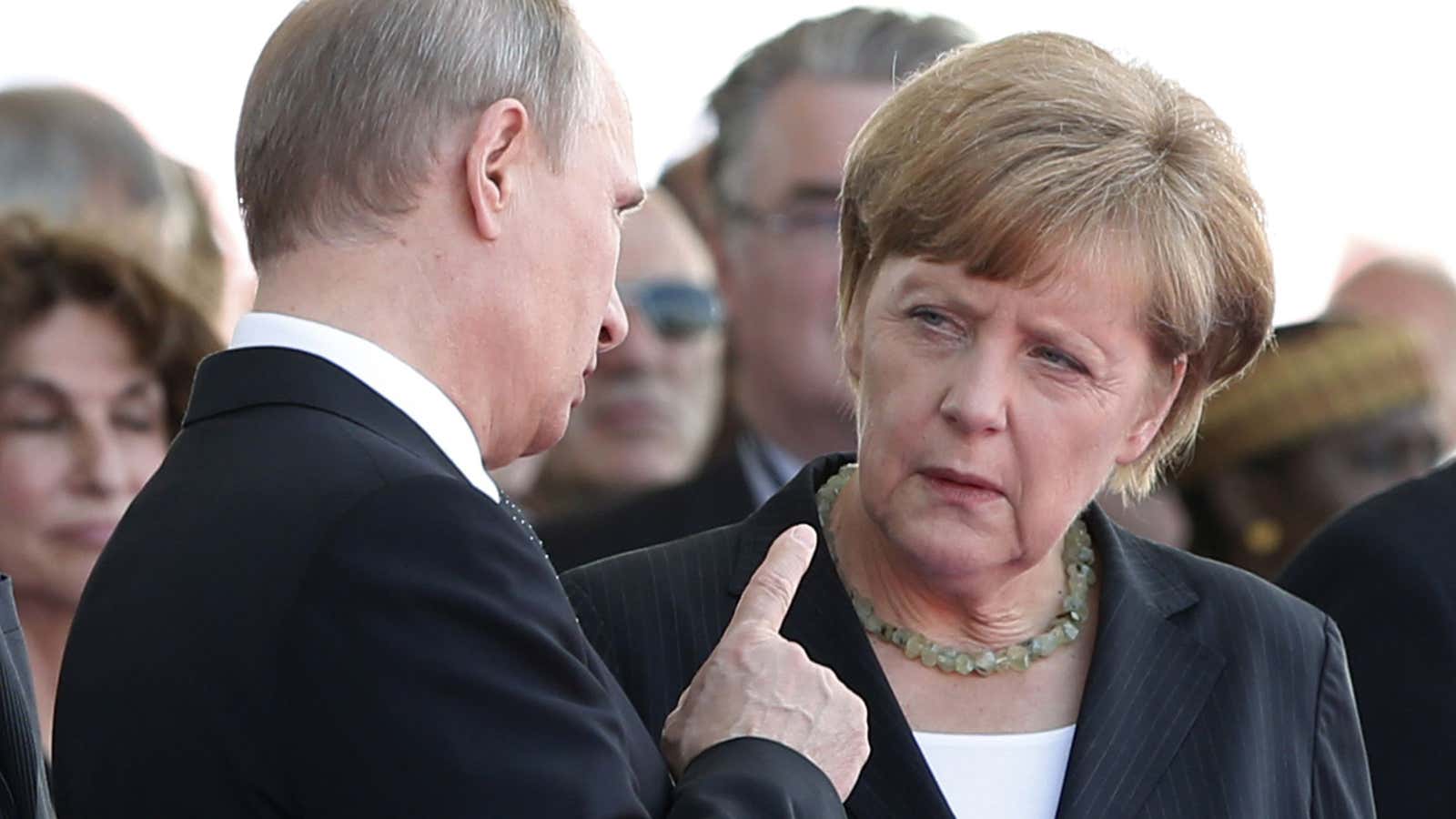 Merkel’s taking a tougher line with Putin