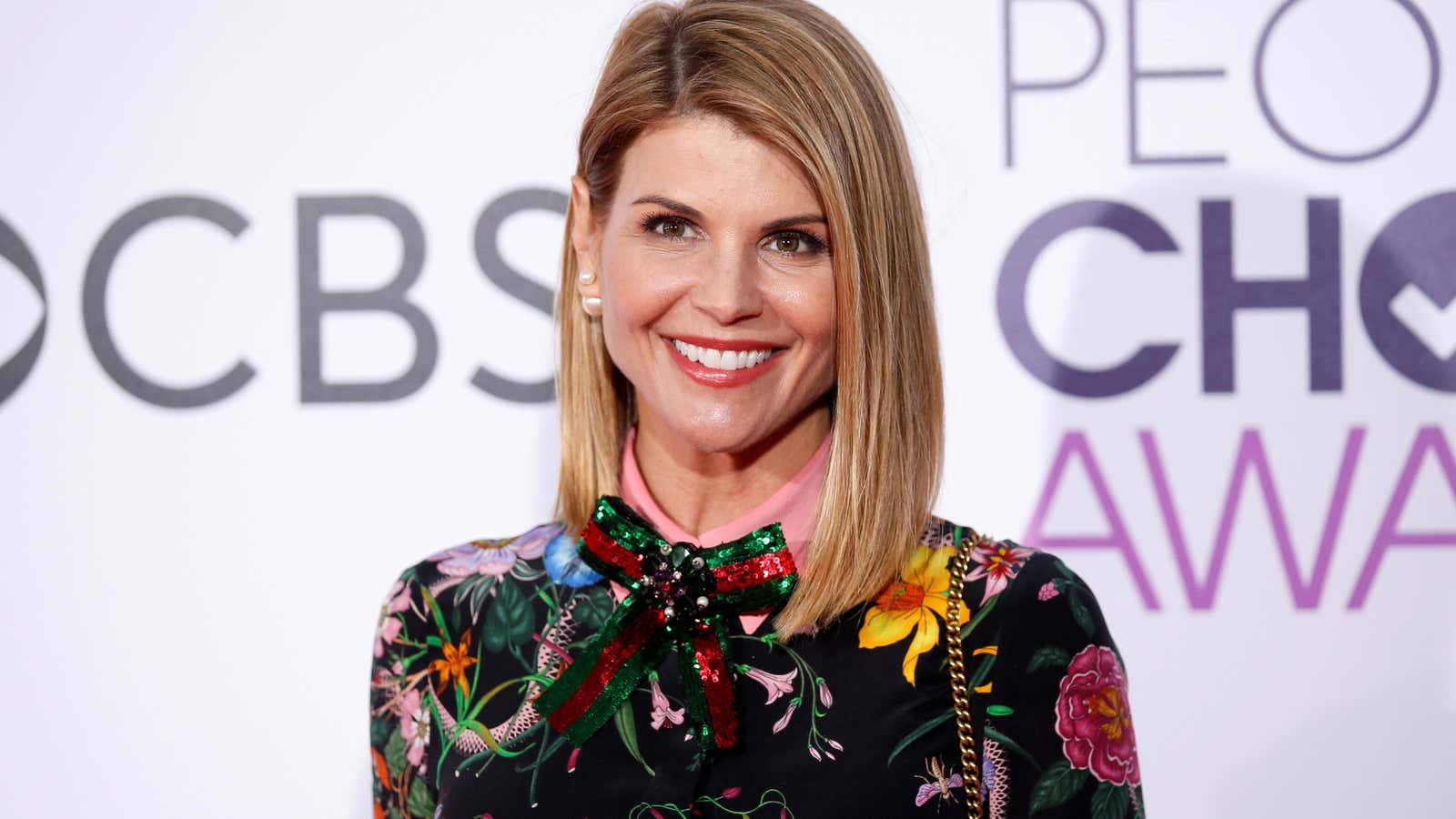 Lori Loughlin is probably not smiling right now.