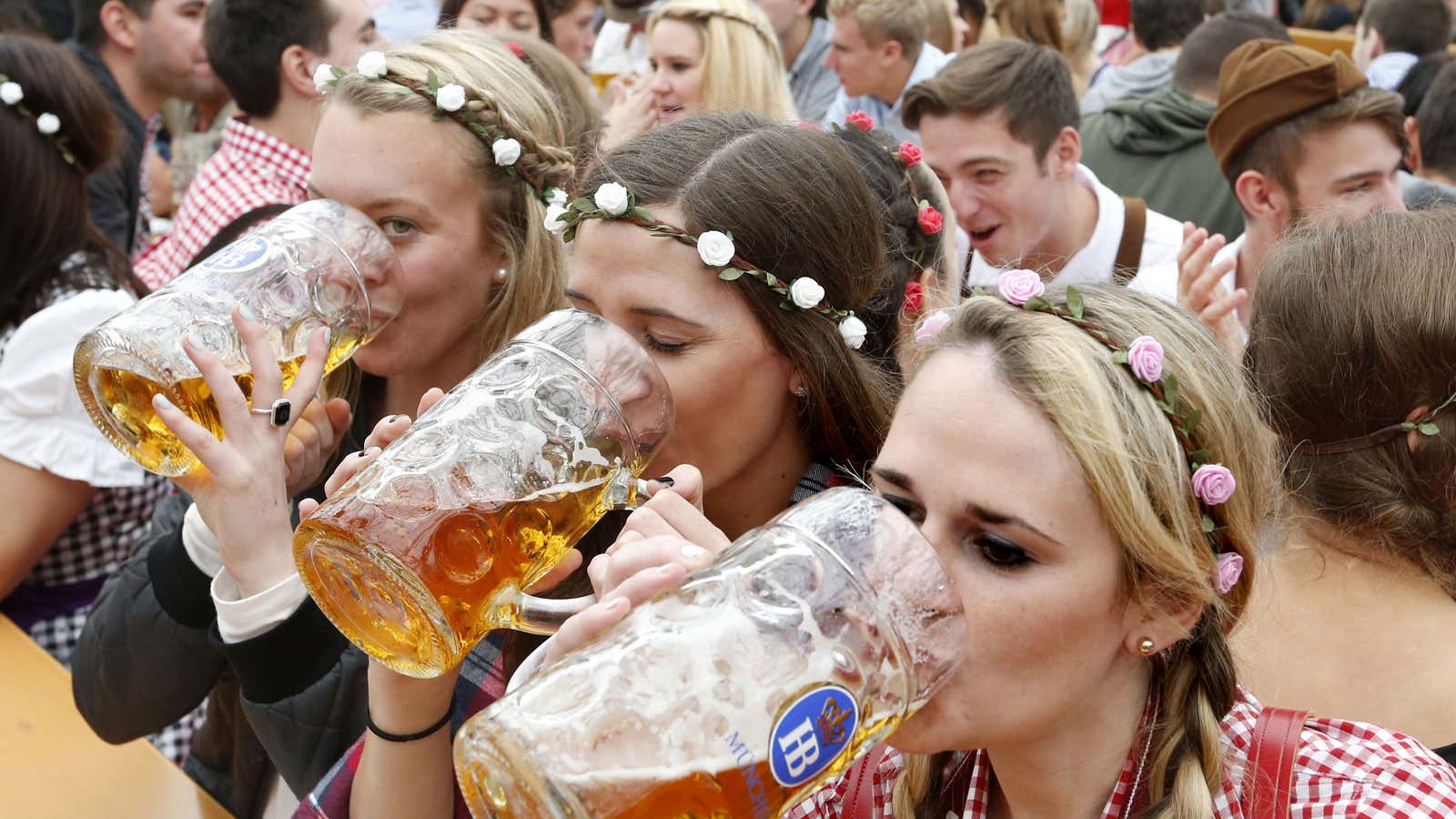 Bottoms up!