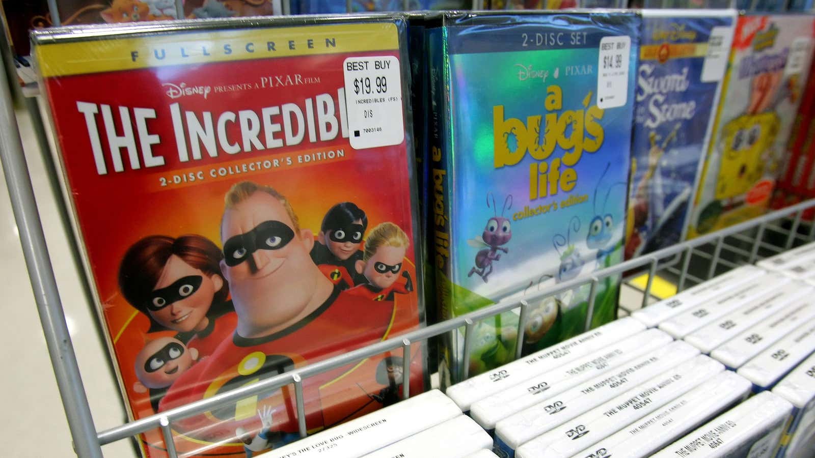 When the last movie came out, DVDs were still in vogue.