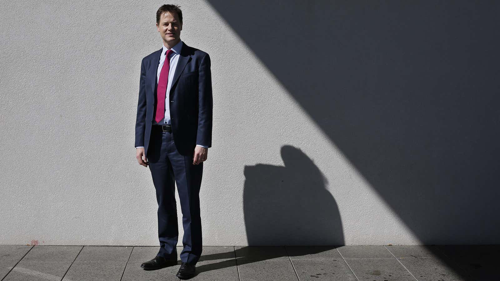Clegg in his days as the UK’s deputy leader.