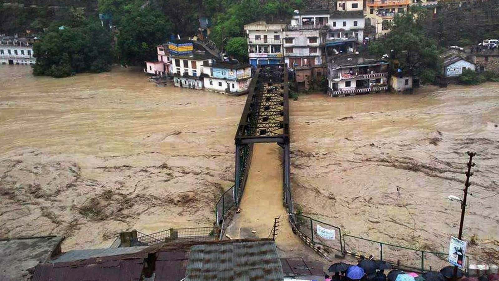 The Uttarakhand floods of 2013 killed thousands of people.