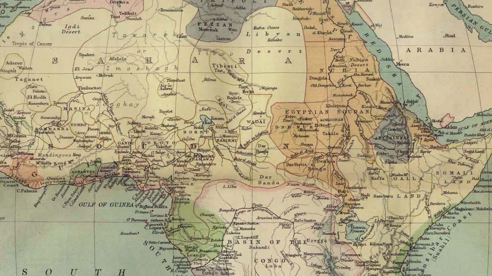 Africa in 1885