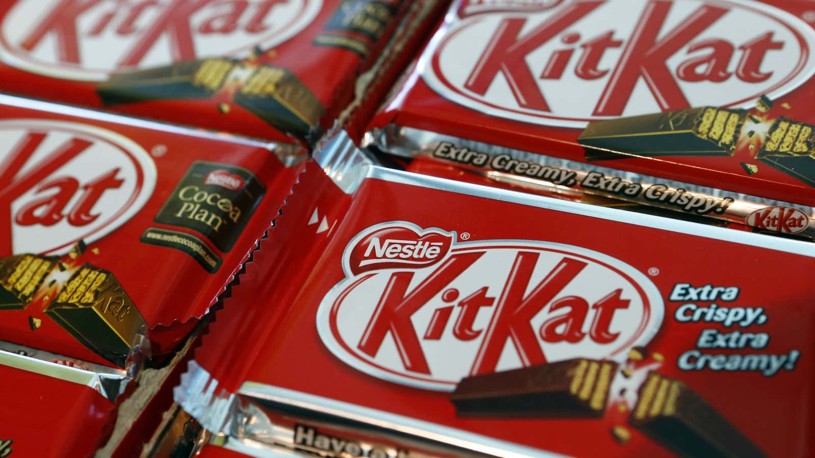 KitKat bars at Nestle’s headquarters in Vevey, Switzerland.