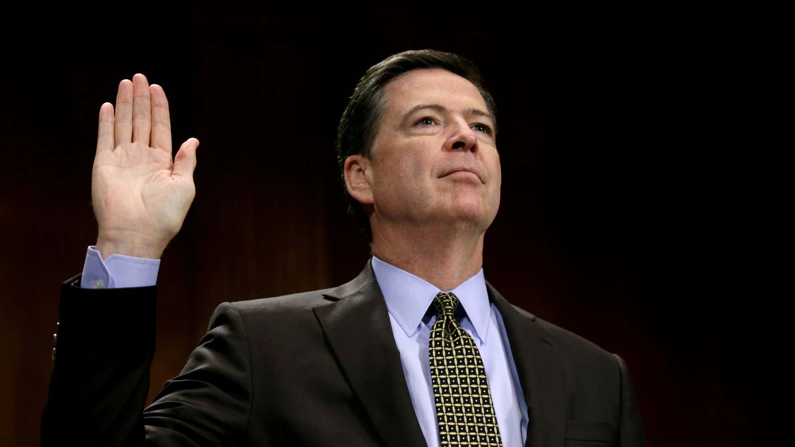 Comey in May, days before he was fired.