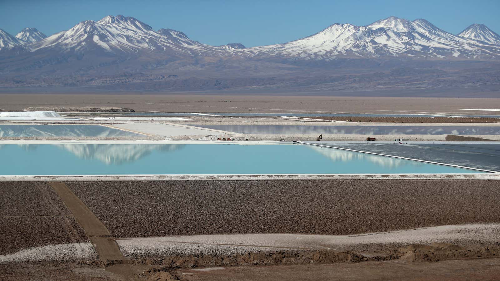 Chile’s lithium mines in the Atacama salt flats.