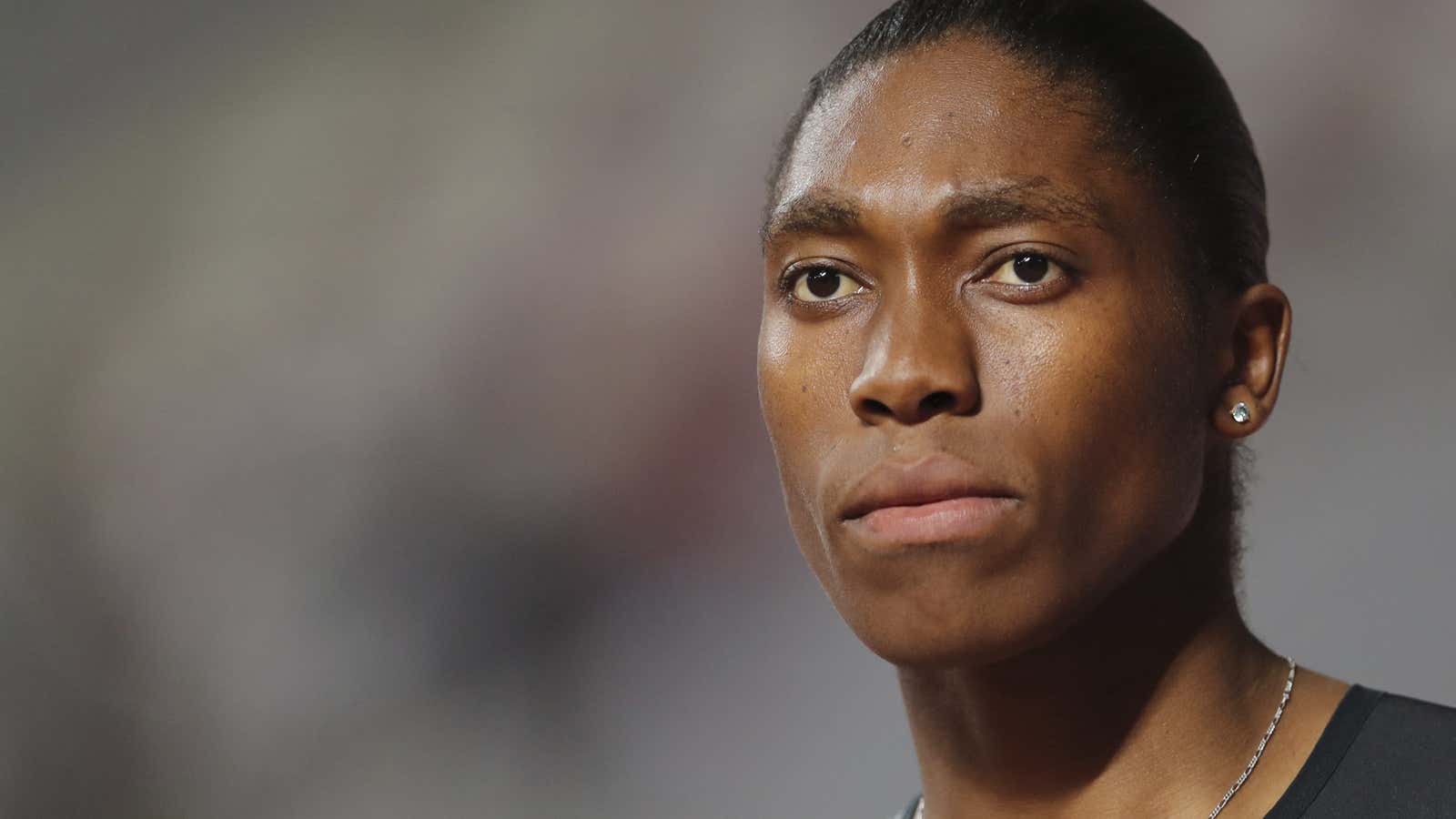 South Africa’s Caster Semenya competes in the women’s 800-meter final during the Diamond League in Doha, Qatar, Friday, May 3, 2019.