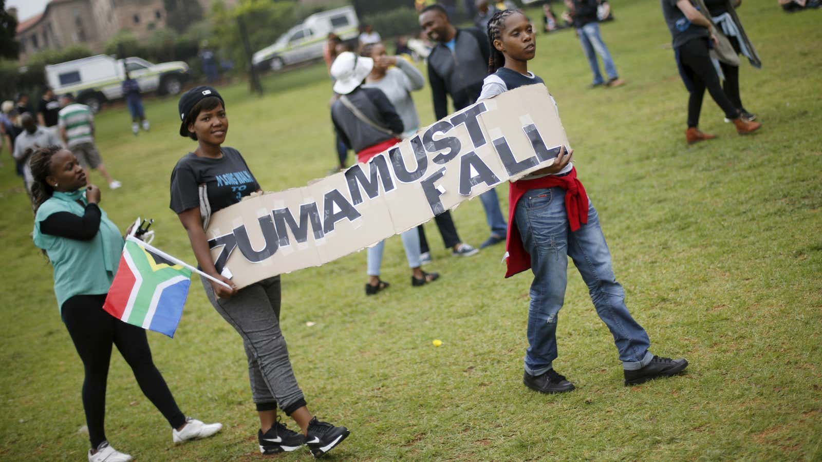 Twitter provided a platform for #ZumaMustFall protests in South Africa