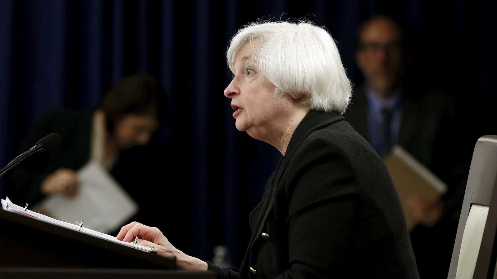 Janet Yellen and Co. were mighty pensive last month.