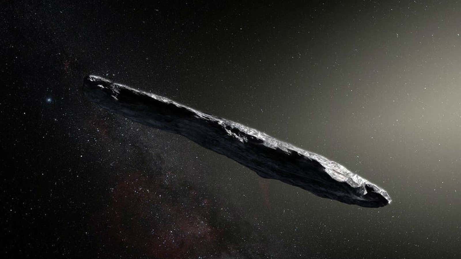 ‘Oumuamua seems to be  covered in deep-fried organic material.