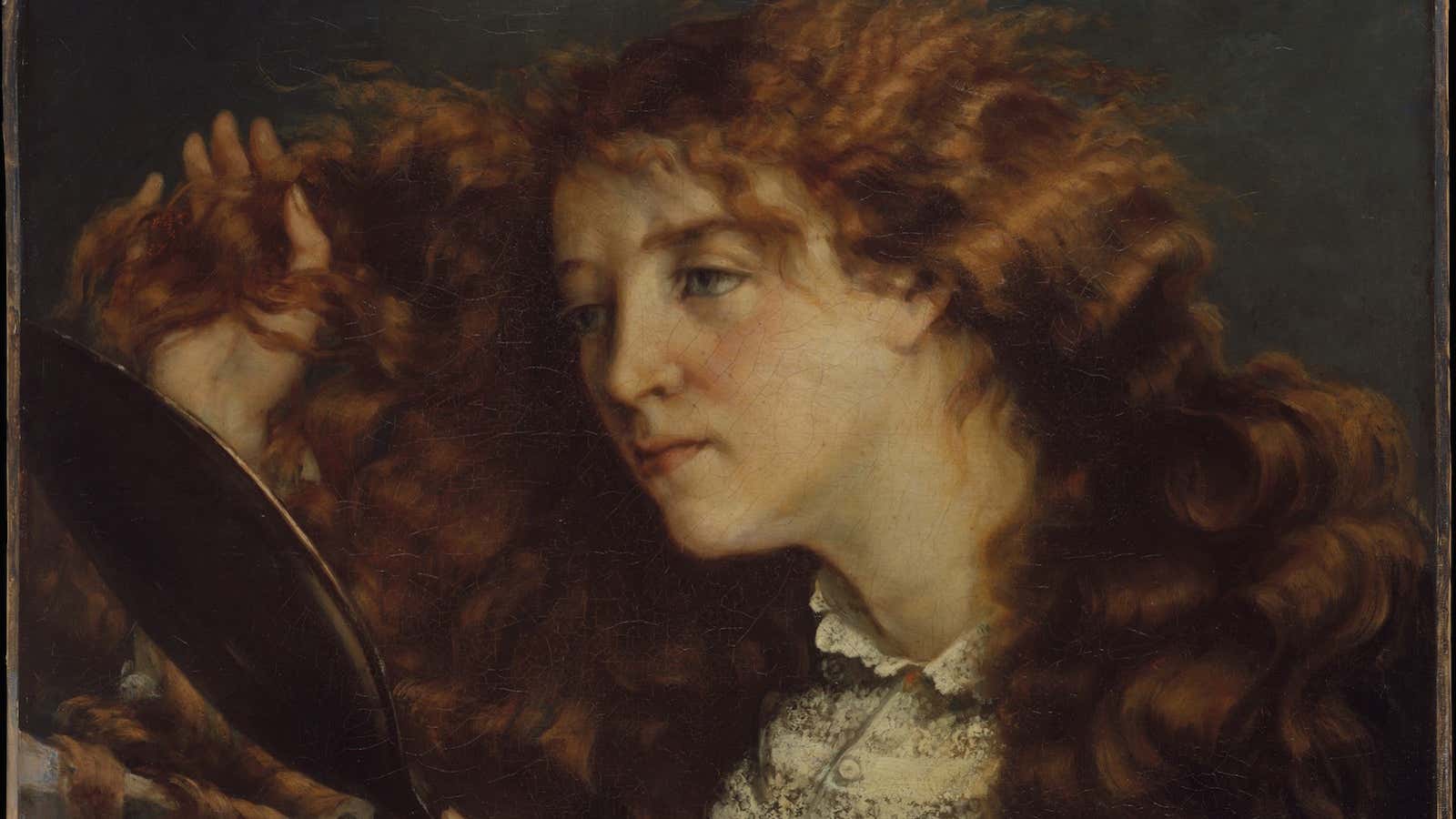 “Jo, La Belle Irlandaise,” by Gustave Courbet