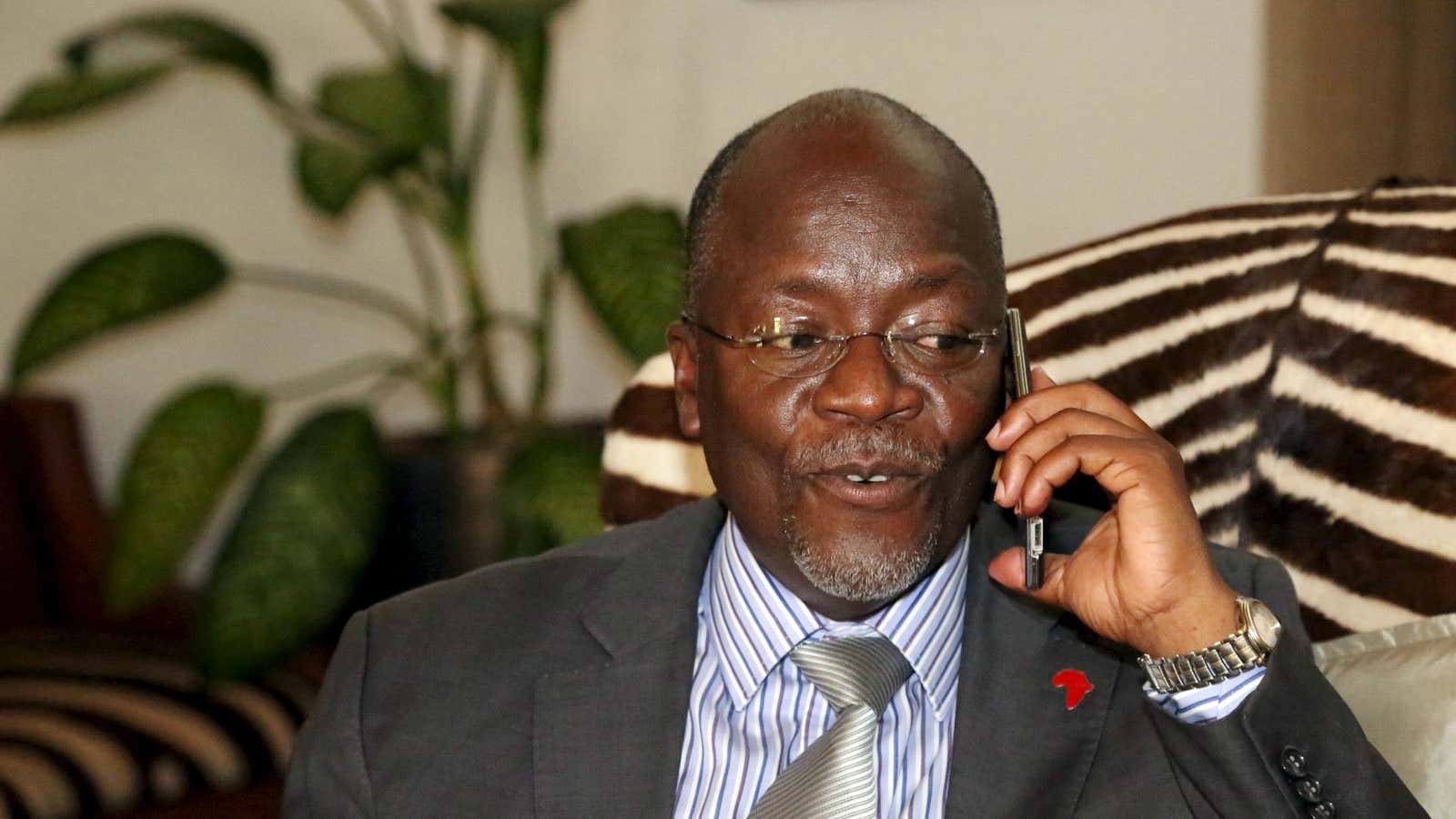 Magufuli: “You couldn’t say that to me on WhatsApp.”