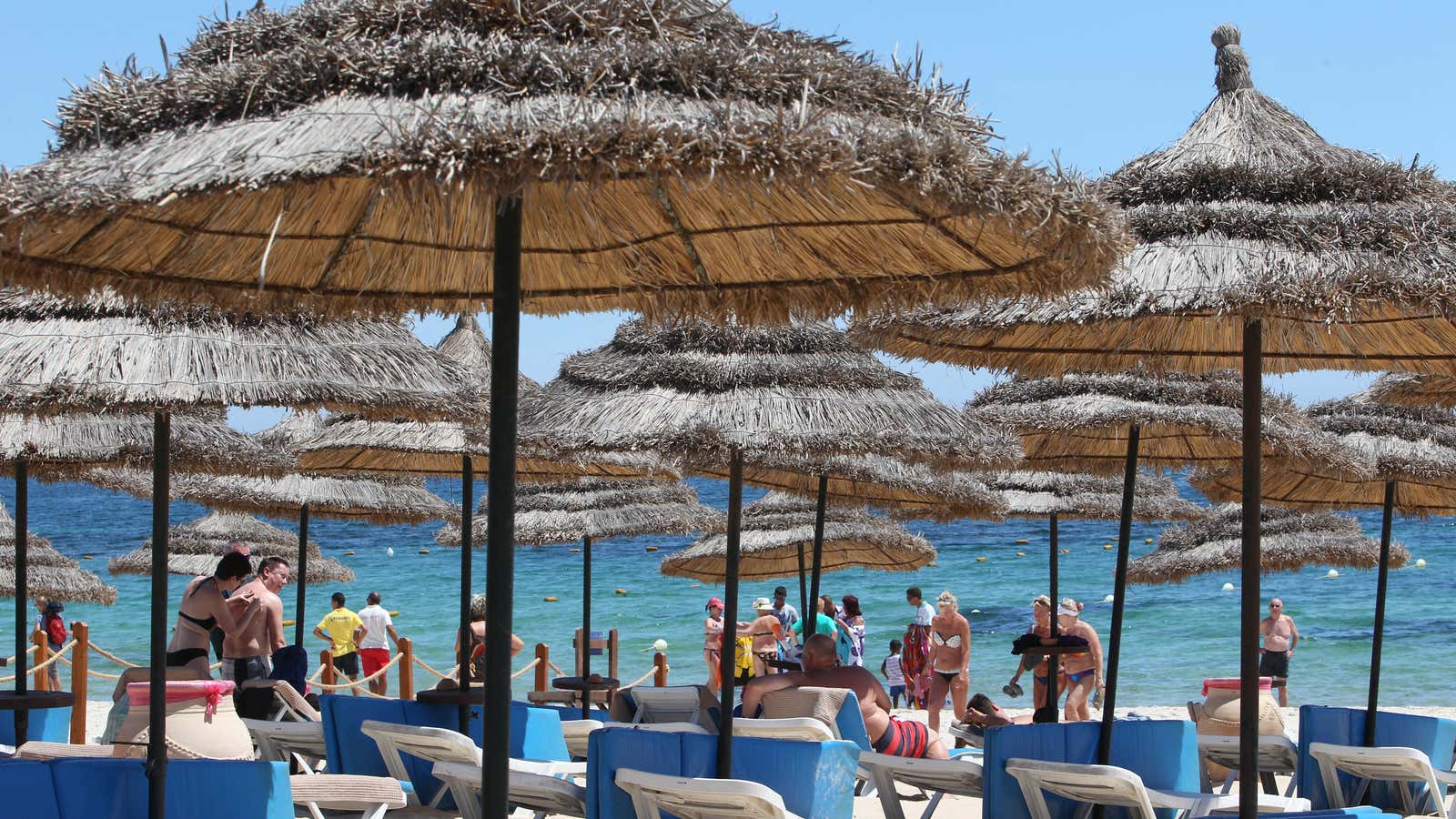 Sousse, four days after a deadly attack on its tourists.
