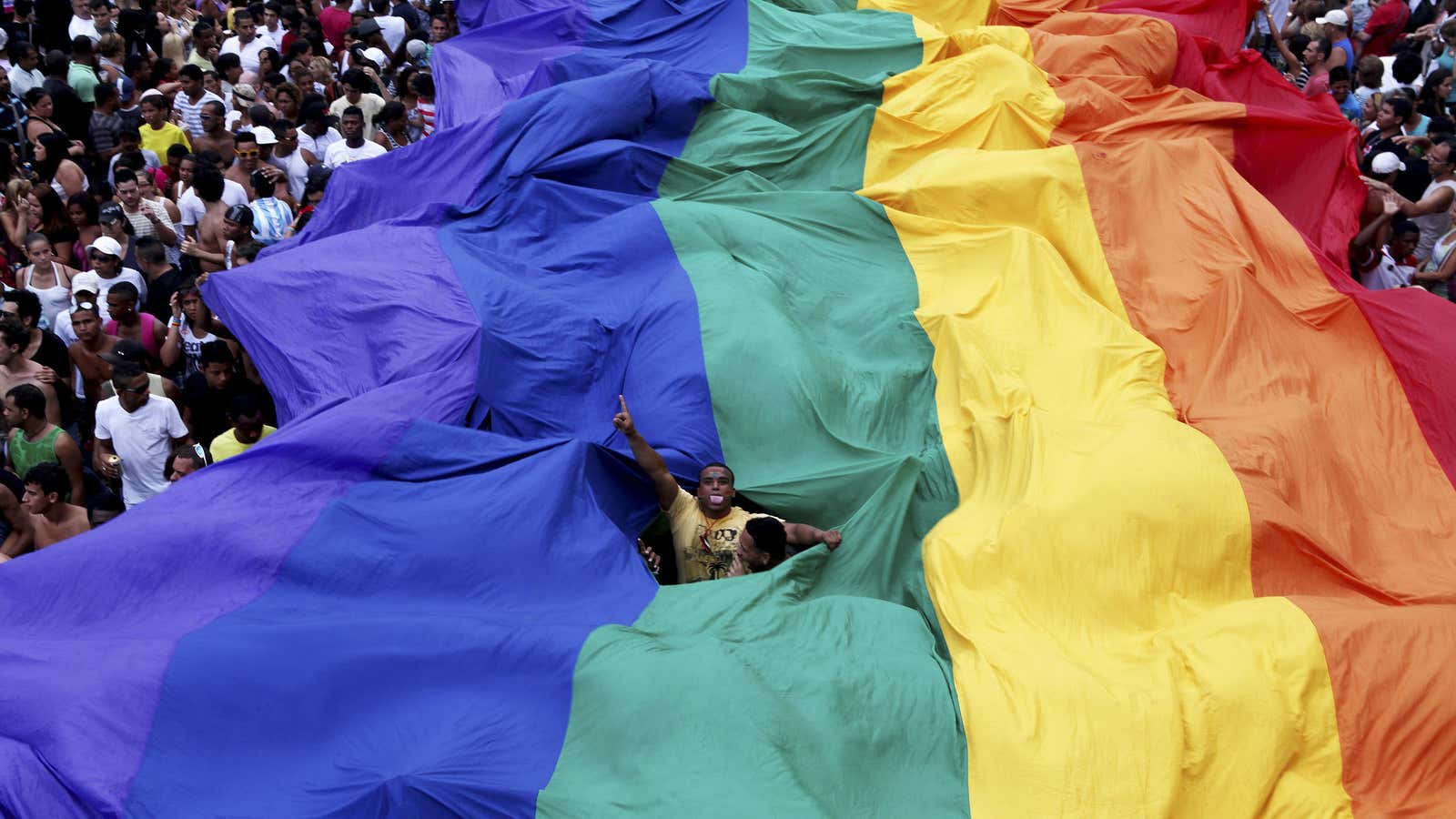 Rainbow games   (Reuters/Ana Carolina Fernandes)