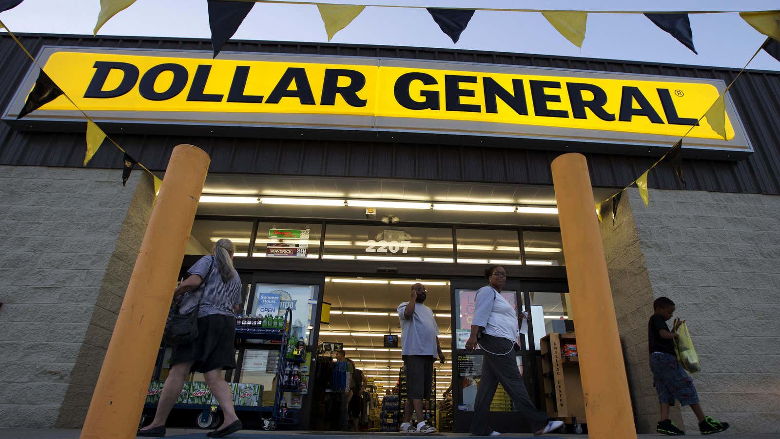 Traffic has been picking up, but profits at dollar stores have been under pressure.