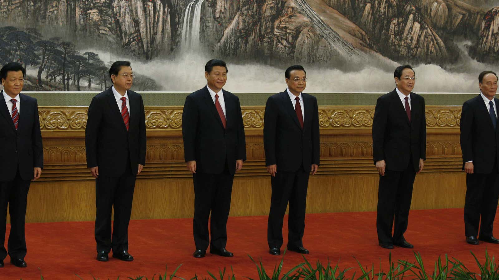 Members of China’s politburo are loosening up.
