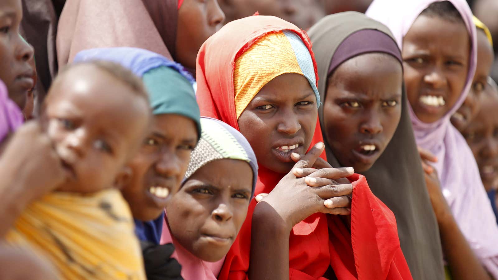 Somali refugees in Dadaab, Kenya.