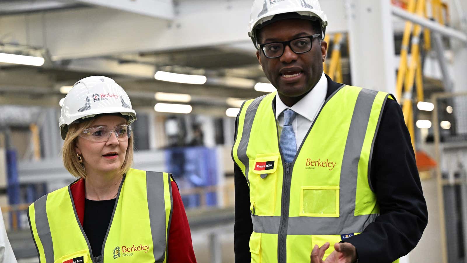 UK prime minister Liz Truss and chancellor of the Exchequer Kwasi Kwarteng 