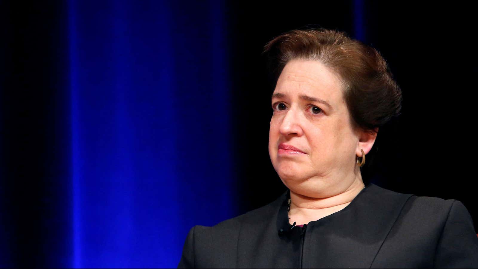 Supreme court justice Elena Kagan was skeptical about Trump’s travel ban.