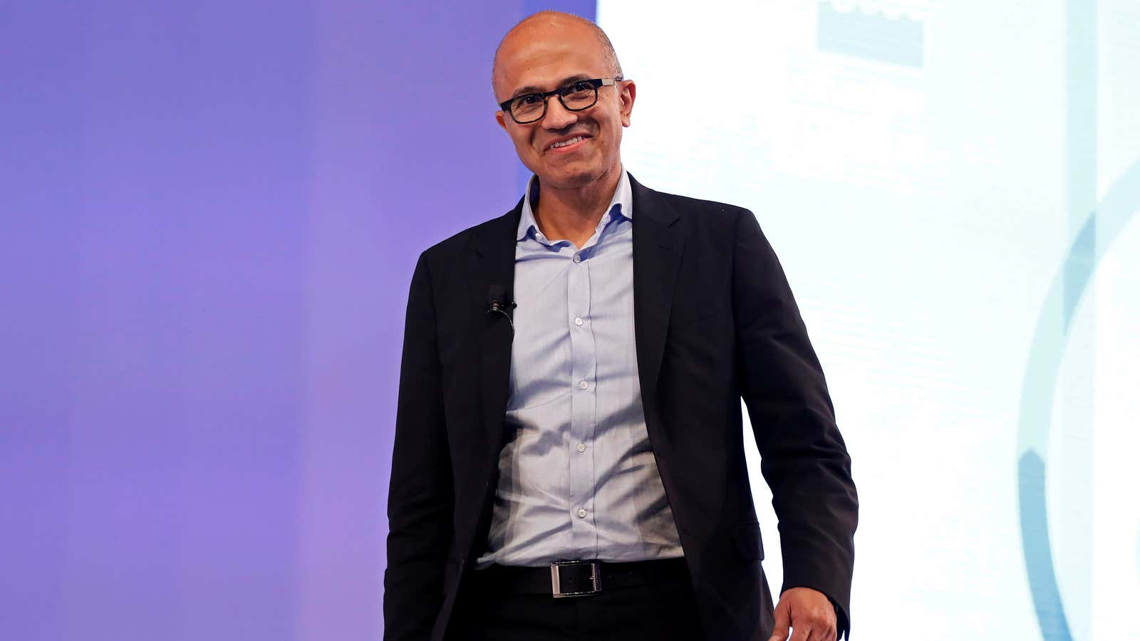 Microsoft CEO Satya Nadella walked into this one.