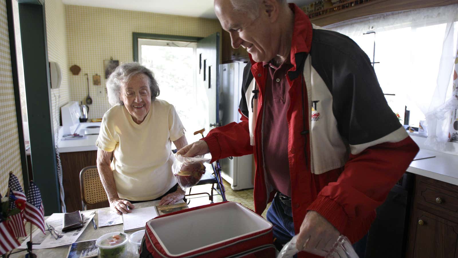 A Meals on Wheels recipient in Ohio.
