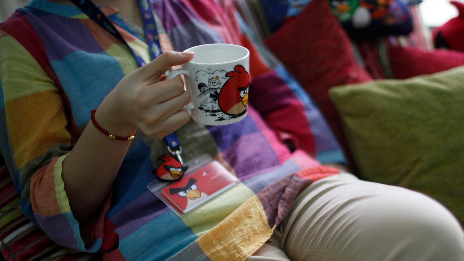 The future of Angry Birds isn’t on your phone—it’s on your teacup.