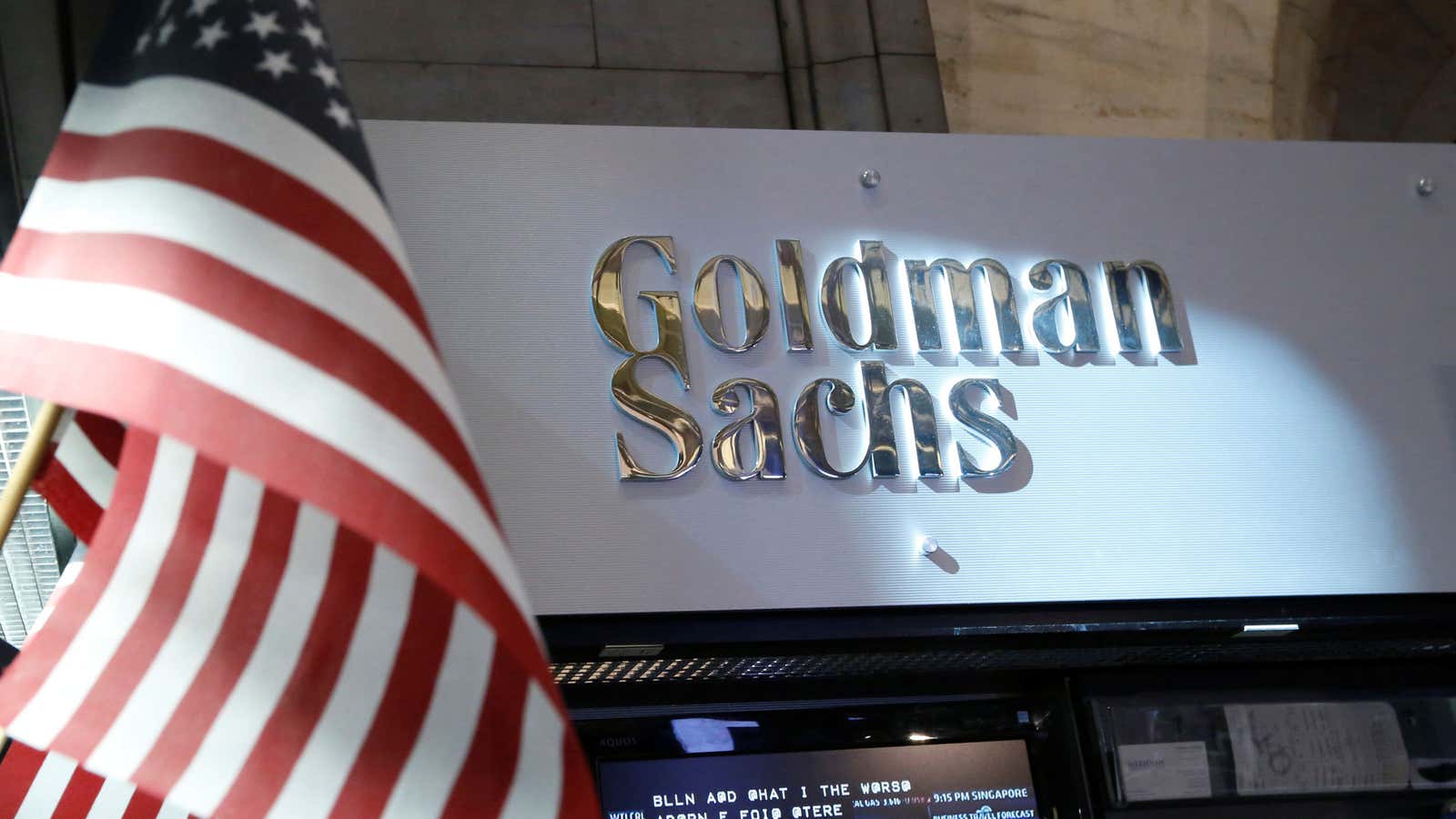 Goldman Sachs is experimenting with blockchain technology.